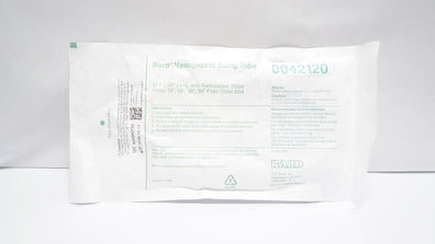 Bard 0042120 Nasogastric Sump Tube w/Radiopaque Stripe Marks 12Fr. x 48inch